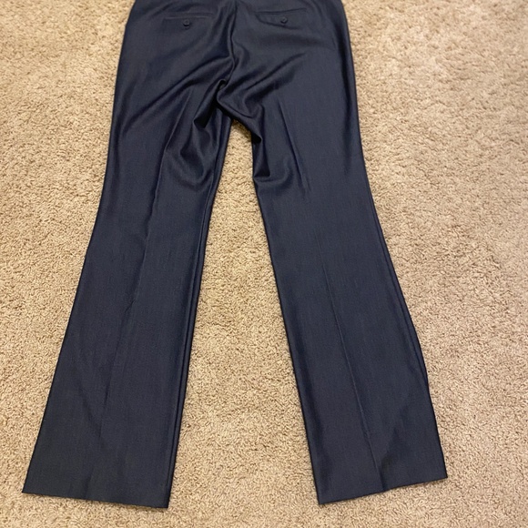 Worthington Women's Modern Fit Blue Denim Trouser Pants In Size 8 - Picture 9 of 15
